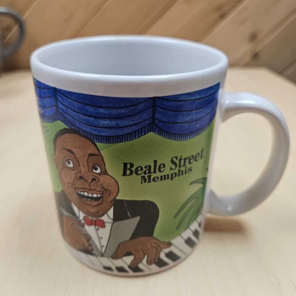 Beale Street Memphis Coffee Mug American Gift Collector Series Jazz Tennessee
